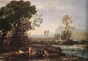 Claude Lorrain Landscape with Rest in Flight to Egypt fg oil painting